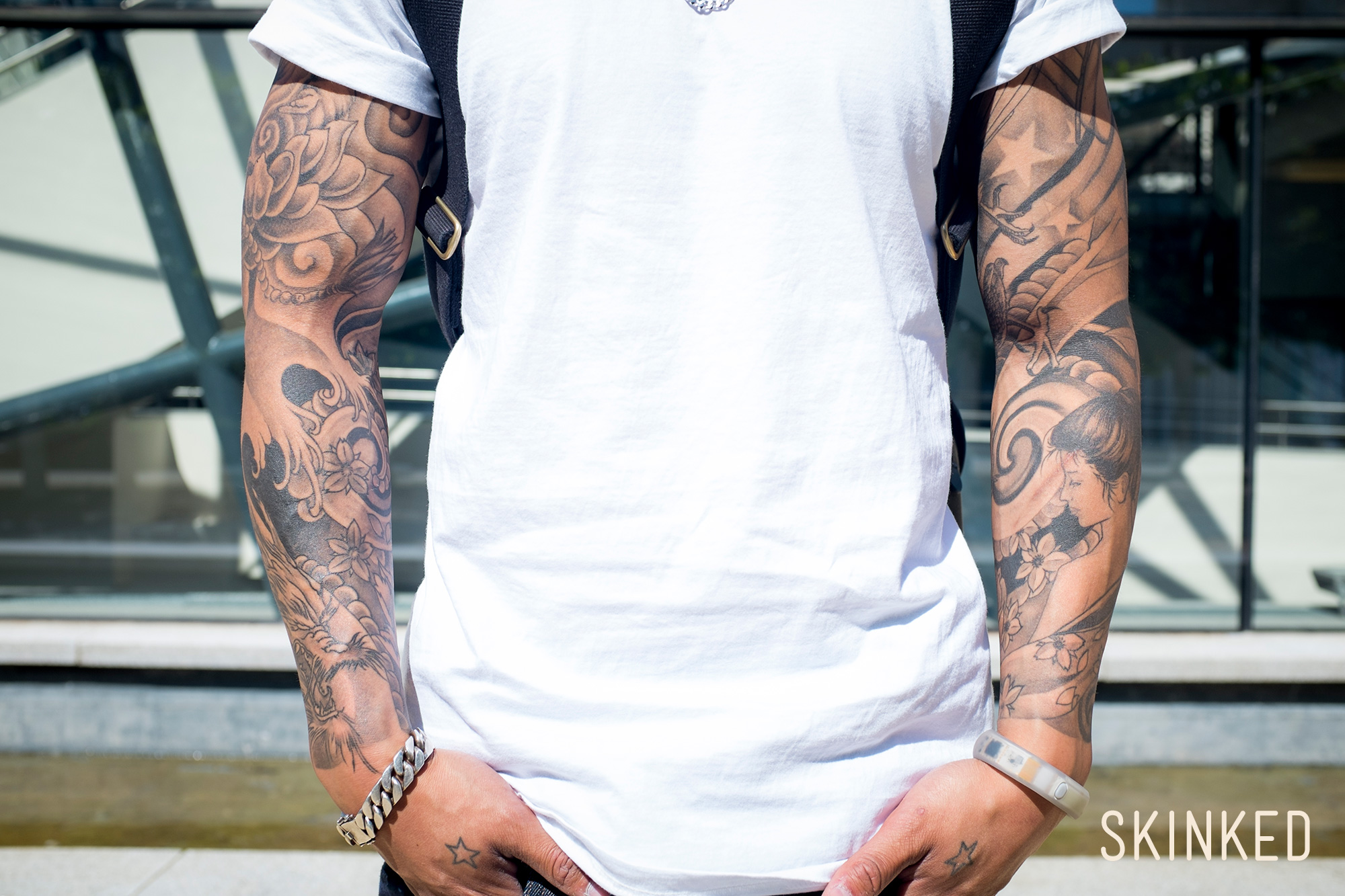 tatouage japonais biceps