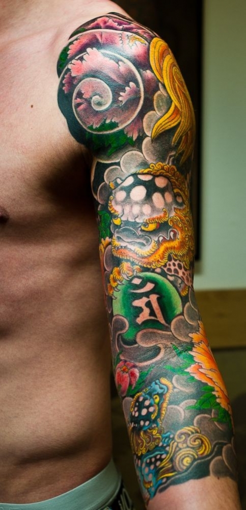 tatouage japonais bras