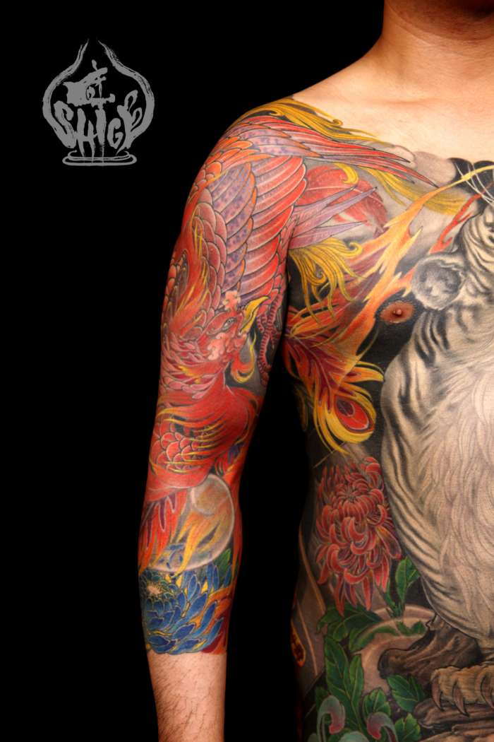tatouage japonais bras