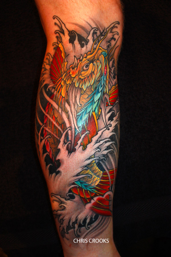 tatouage japonais carpe