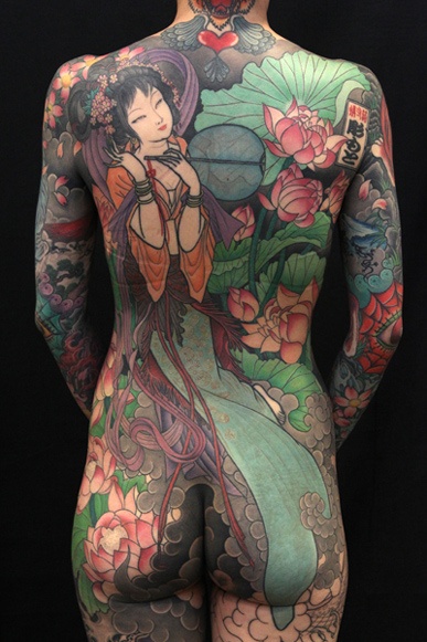 tatouage japonais chrysanthème