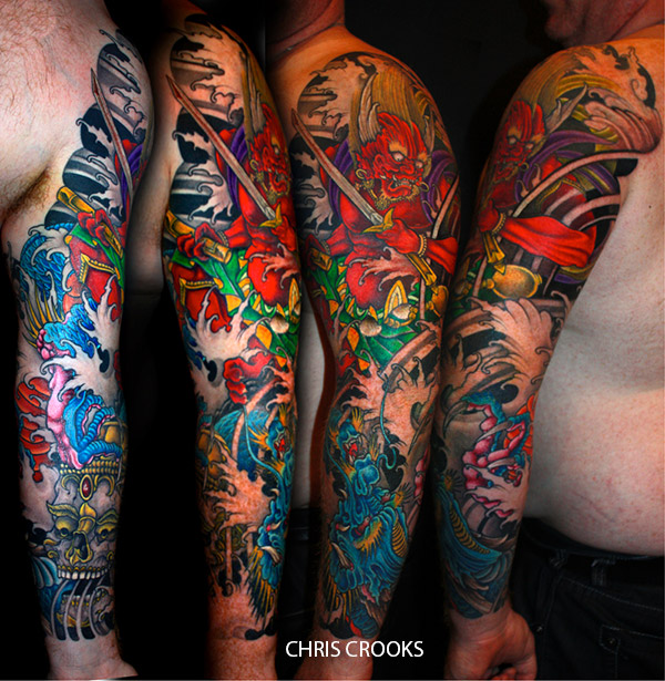 tatouage japonais démon