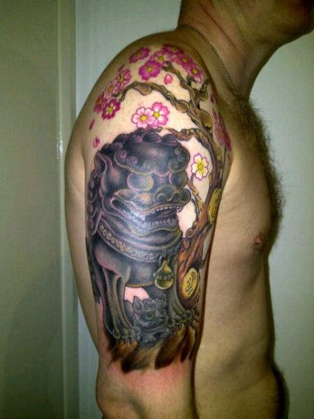 tatouage japonais épaule