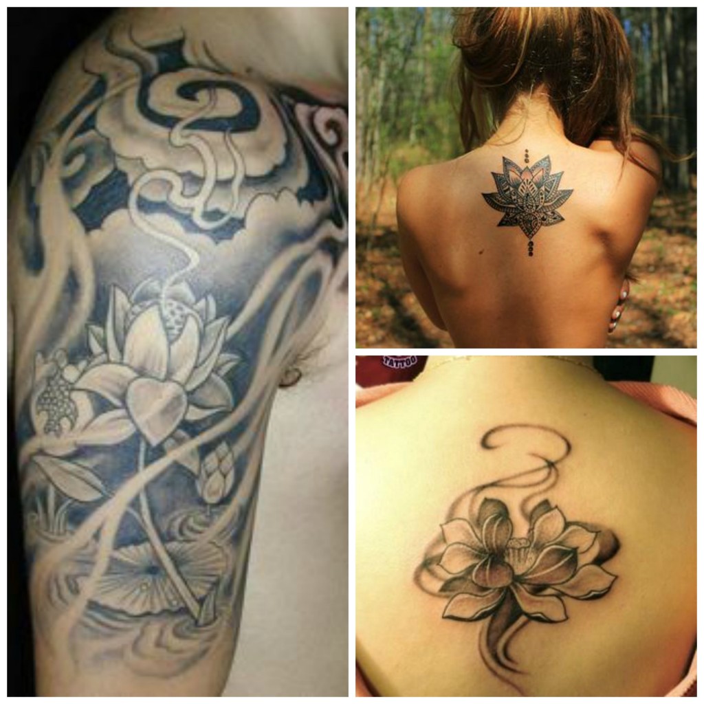 tatouage japonais fleur de lotus