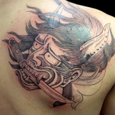 tatouage japonais hannya