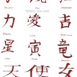 tatouage japonais kanji