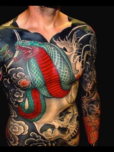 tatouage japonais nuage