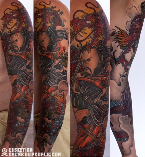 tatouage japonais nuage