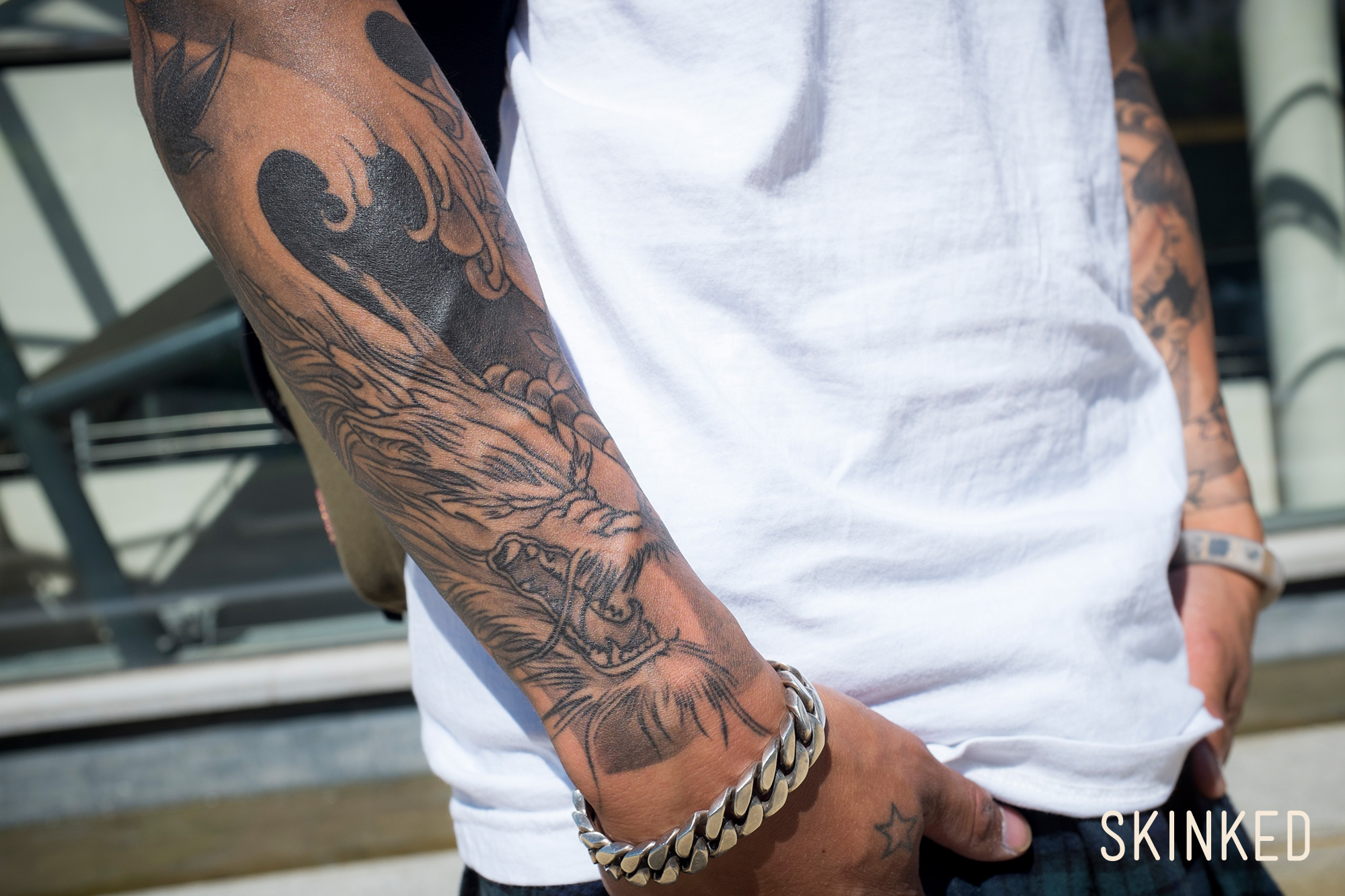Tatouage japonais ombrage