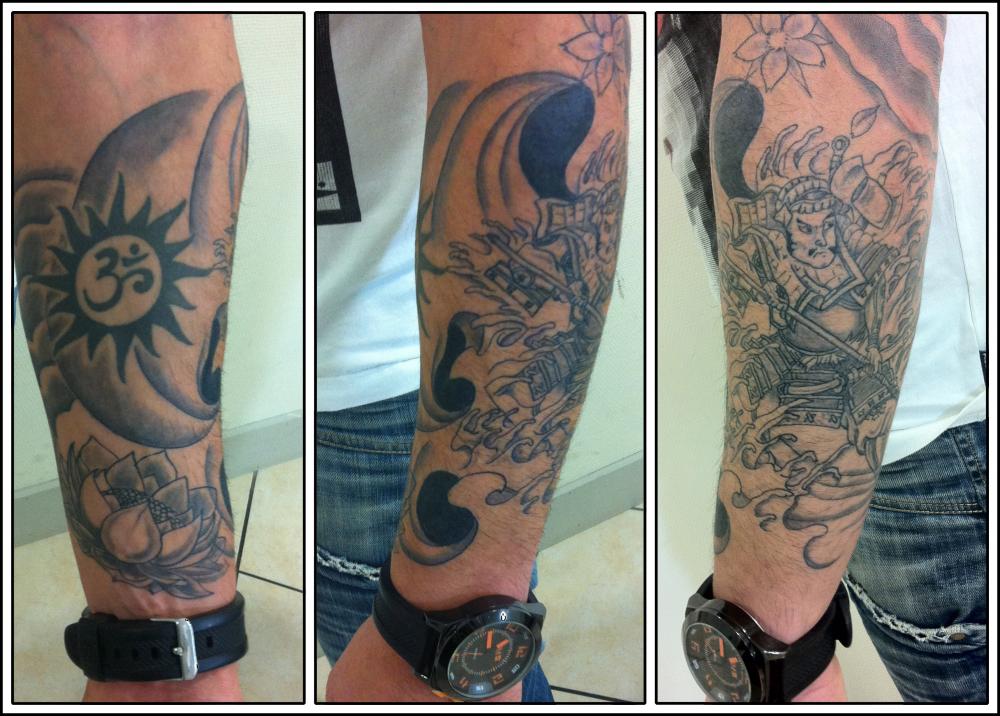 tatouage japonais ombrage