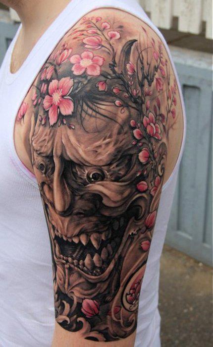 tatouage japonais oni