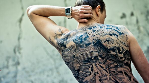 tatouage japonais représentant la famille