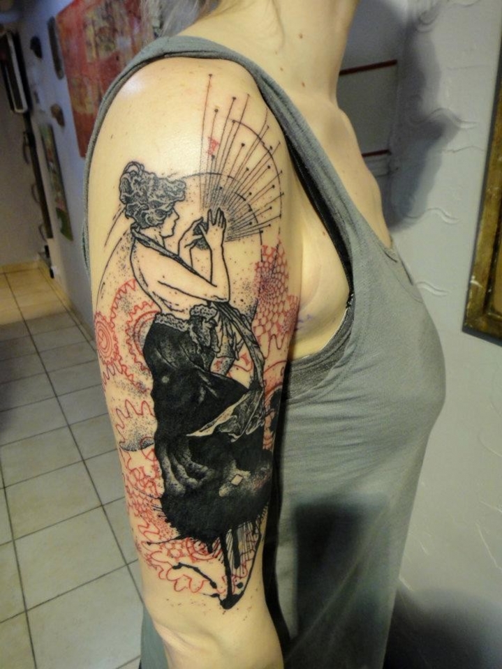 tatouage japonais rond