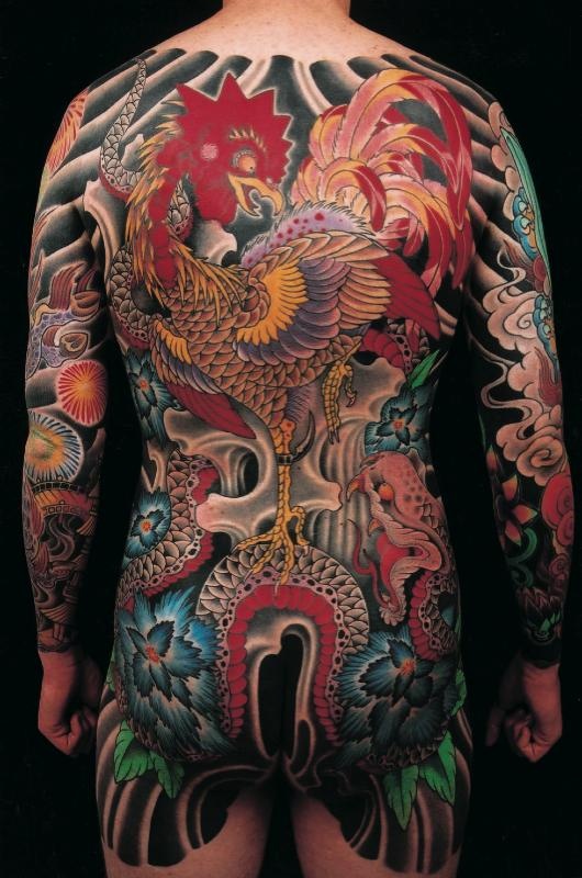 tatouage japonais rond