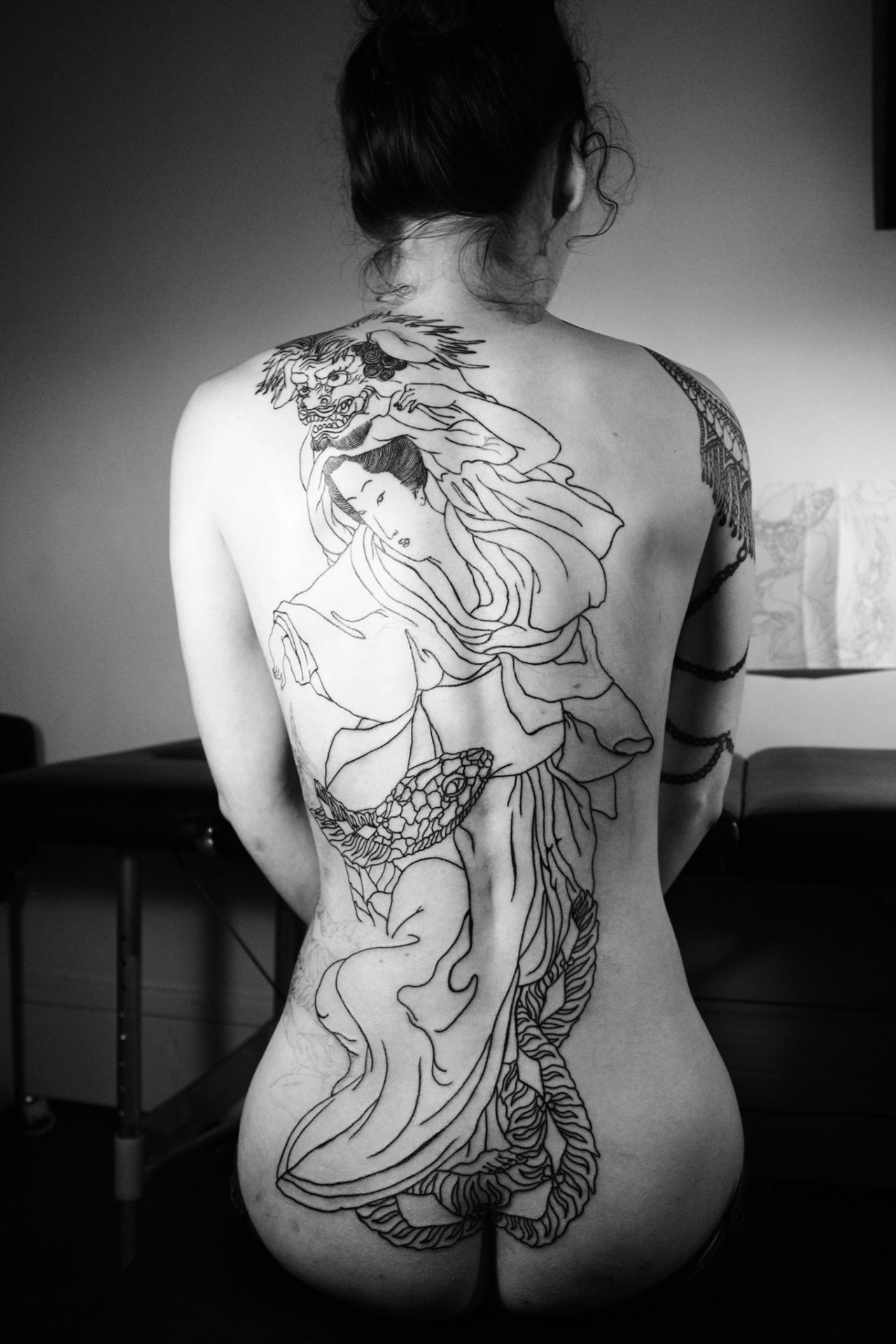 tatouage japonais technique
