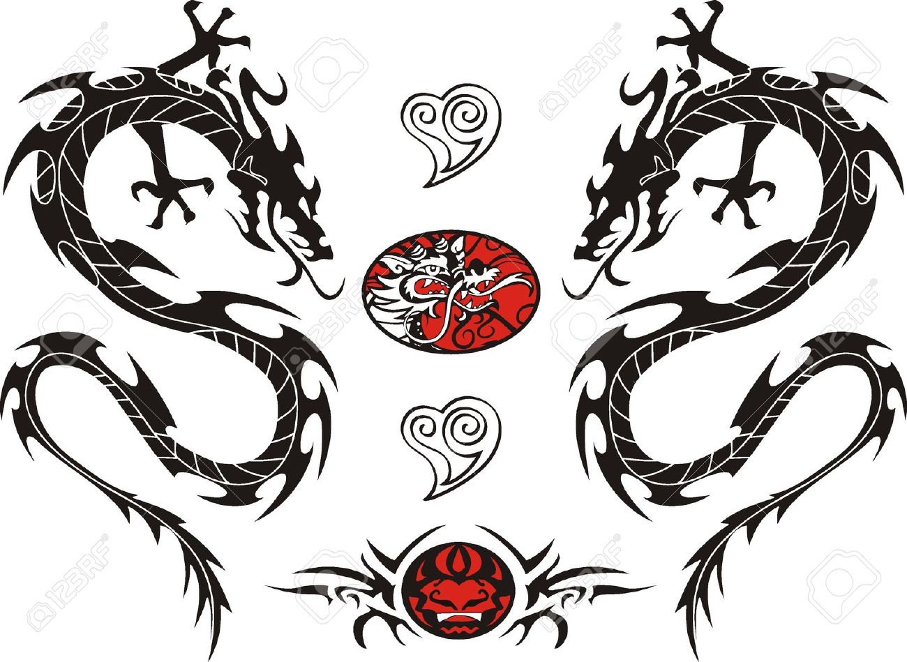tatouage japonais tribal