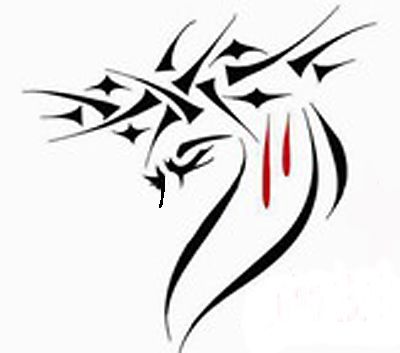 tatouage jesus tribal