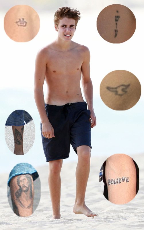 tatouage justin bieber oiseau