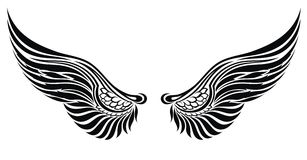 tatouage logo ange