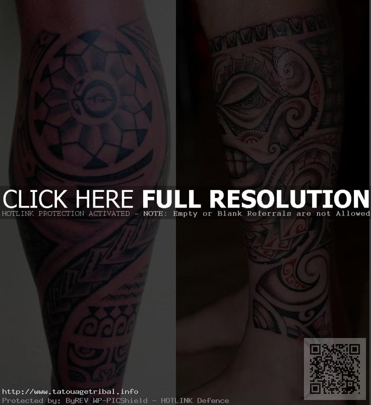 tatouage mollet