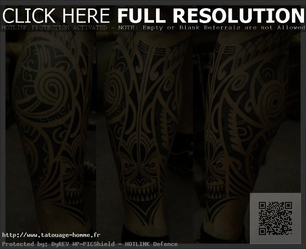 tatouage mollet