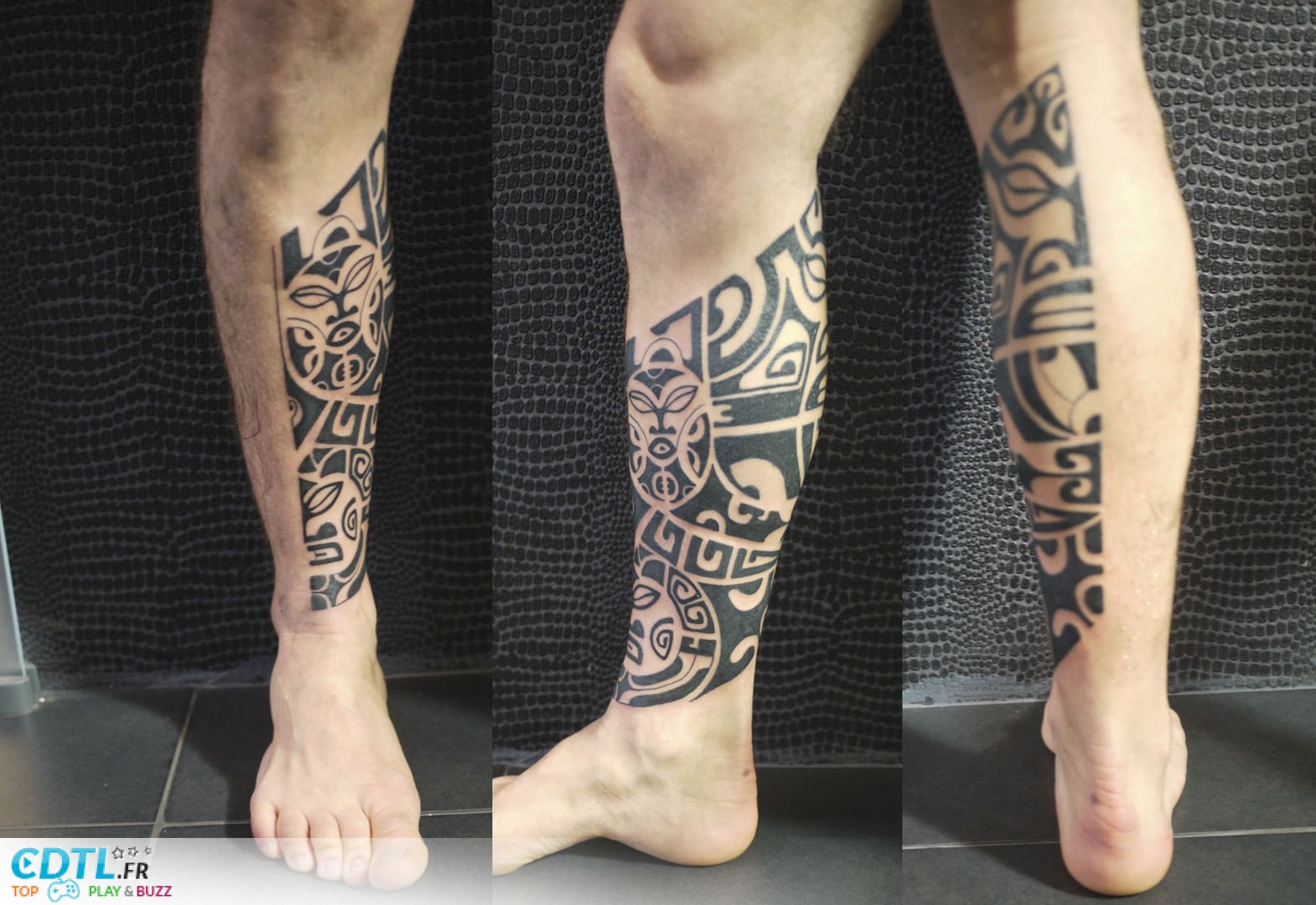 tatouage mollet