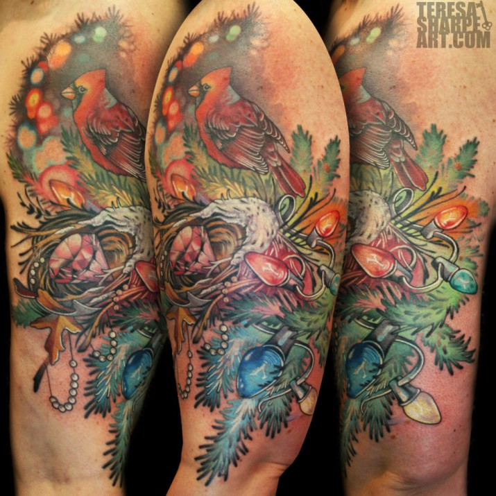 tatouage nid d'oiseau