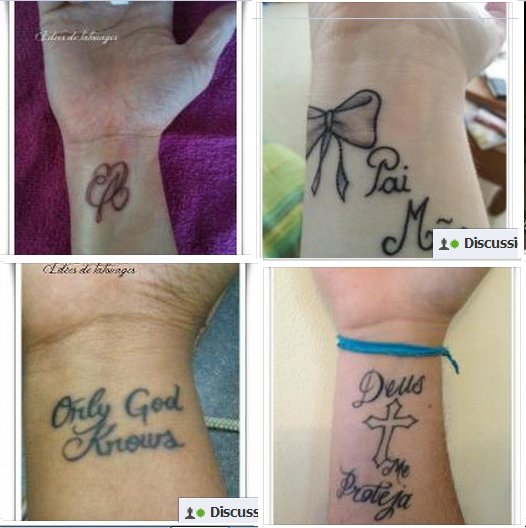 tatouage noeud avec initiale