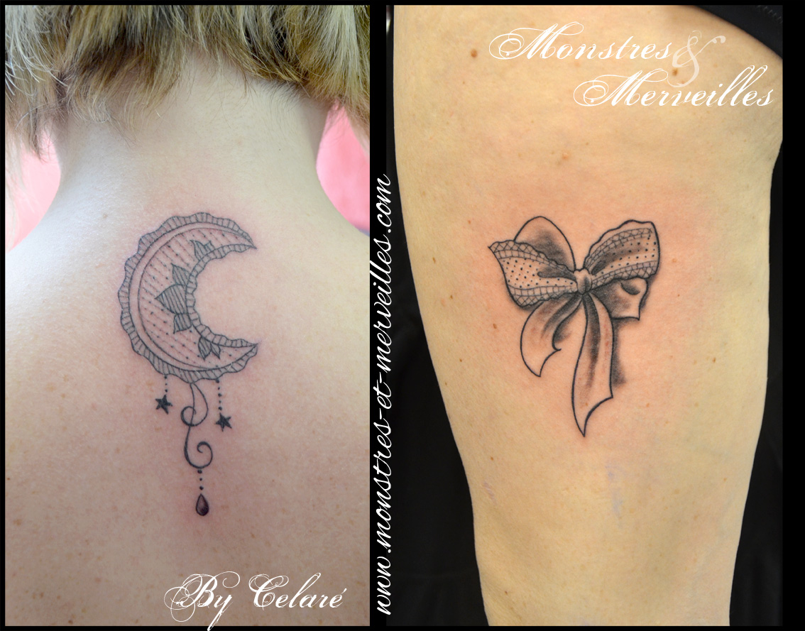 tatouage noeud et plume