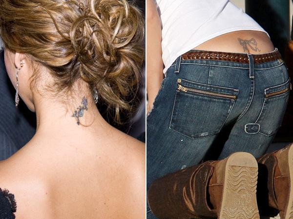 tatouage noeud jessica alba