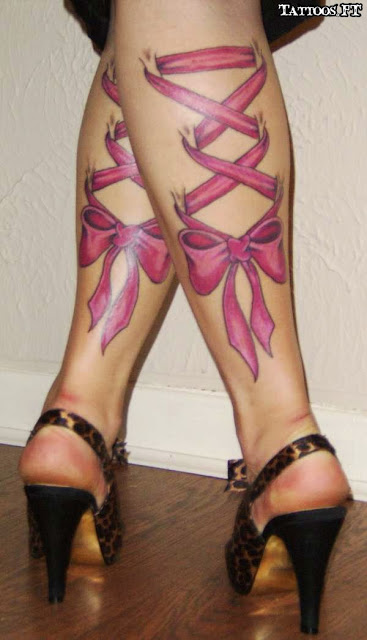 tatouage noeud mollet