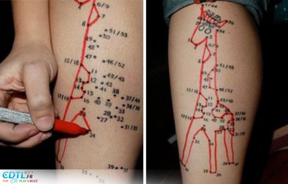 tatouage noeud mollet