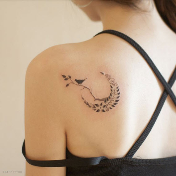 tatouage noeud oiseaux