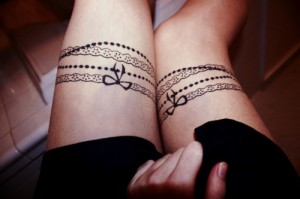 tatouage noeud papillon nabila