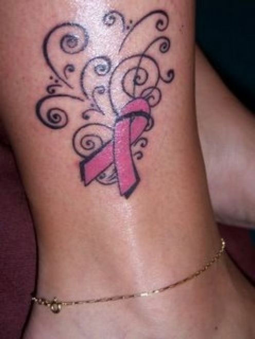 tatouage noeud rose
