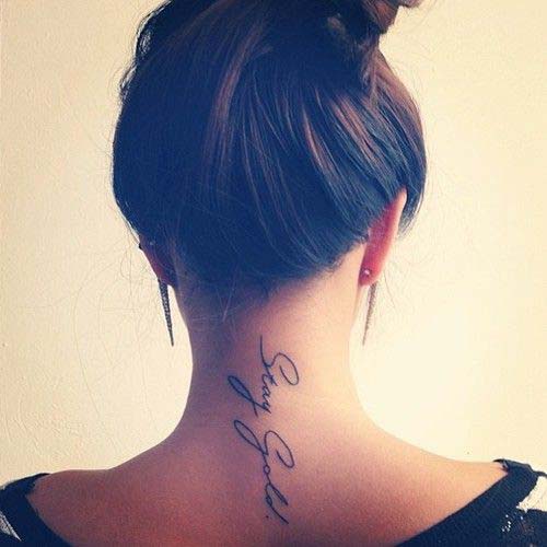 tatouage nuque