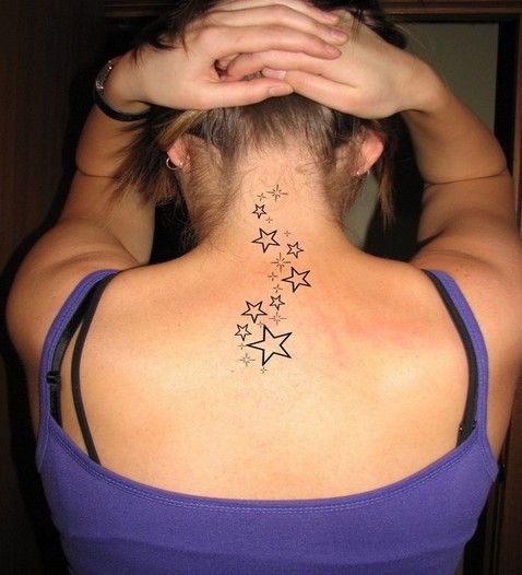 tatouage nuque dos homme