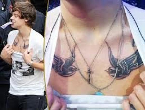 tatouage oiseau harry styles