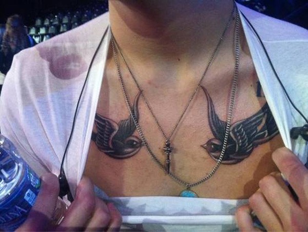 tatouage oiseau harry styles