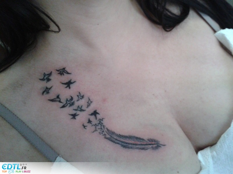tatouage oiseau liberté