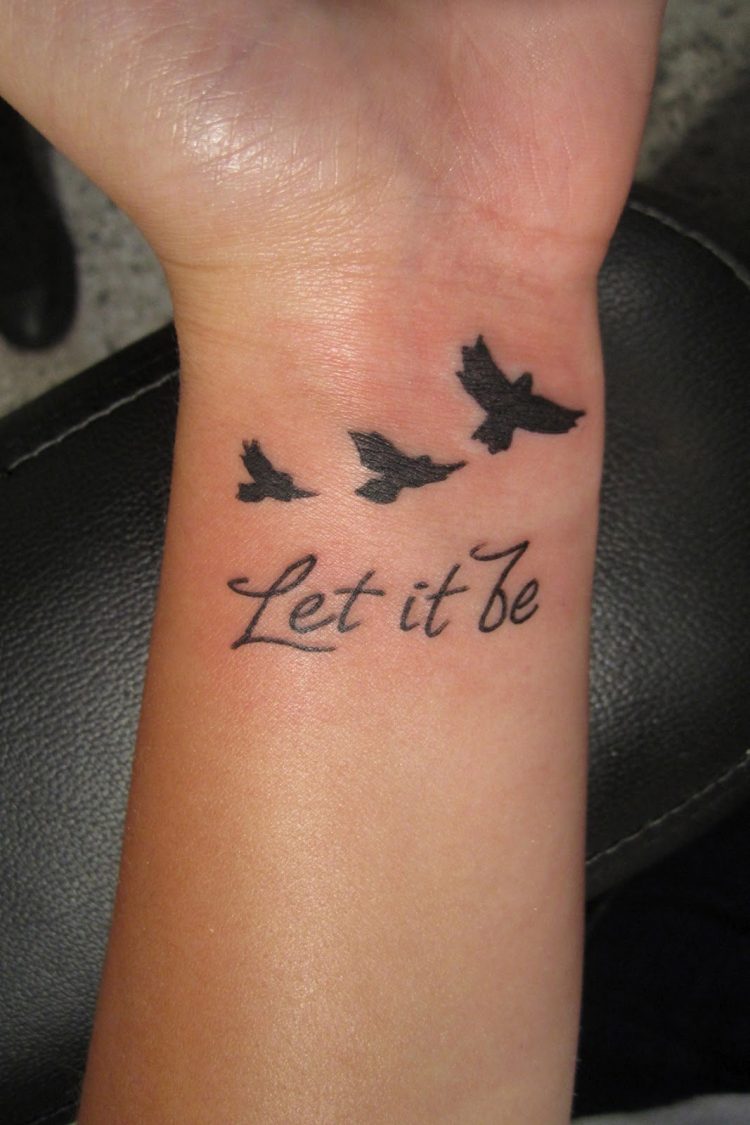tatouage oiseau ombre