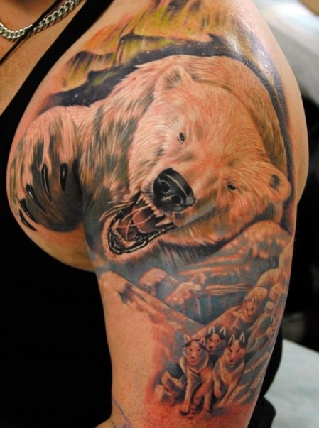 tatouage ours celtique