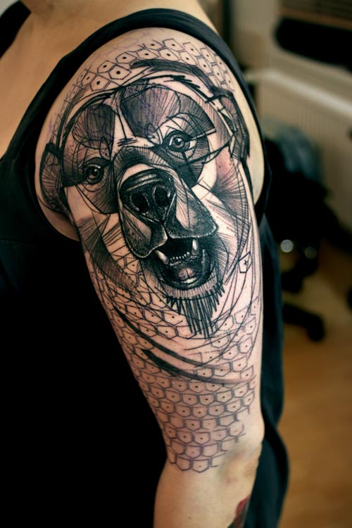 tatouage ours celtique