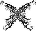tatouage papillon gothique