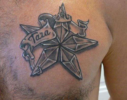 tatouage parchemin pectoraux