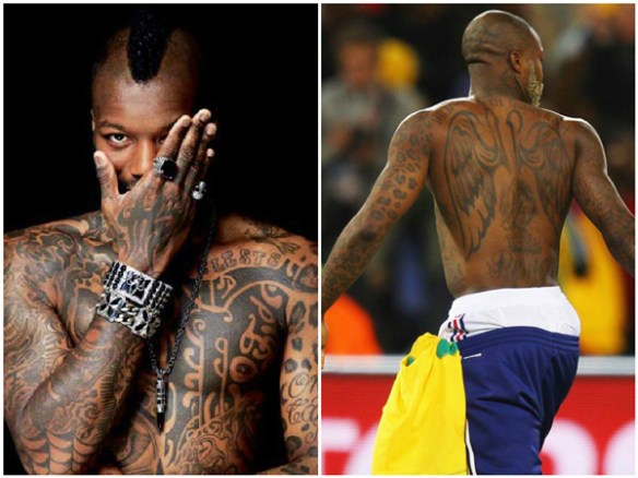 tatouage pectoraux musculation