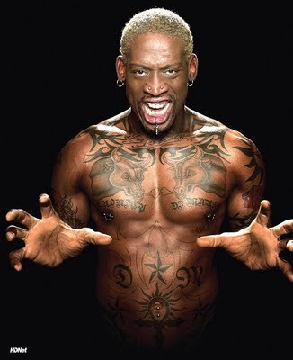 Tatouage pectoraux taureau