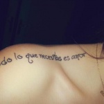 tatouage phrase amour traduction