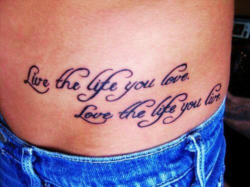 tatouage phrase anglais