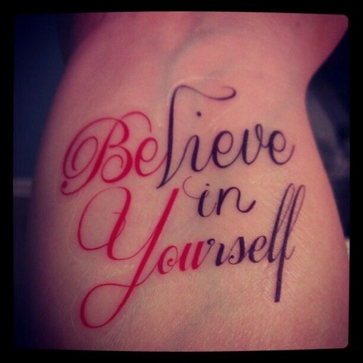 tatouage phrase anglais
